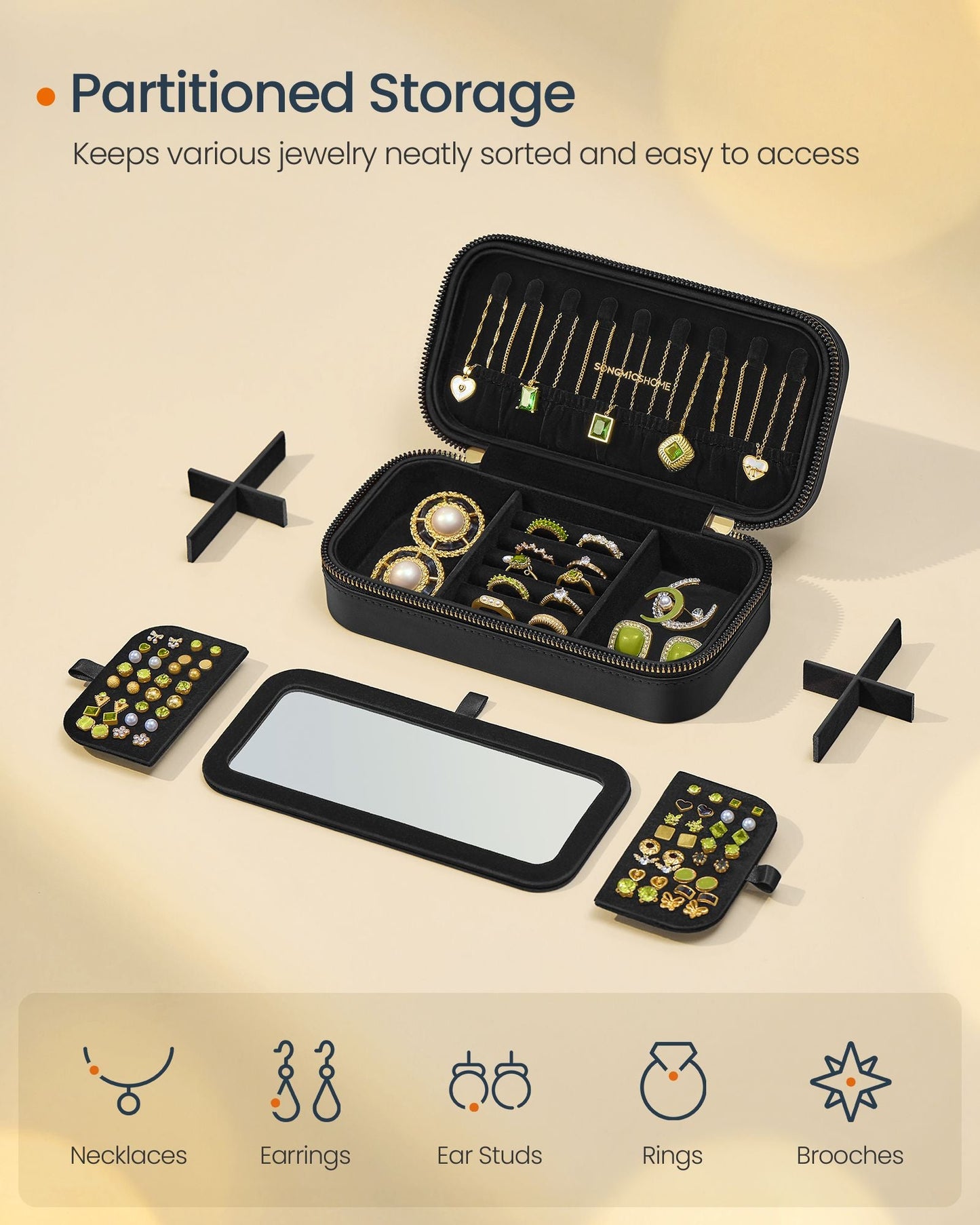 ANAH Collection - Travel Jewelry Case