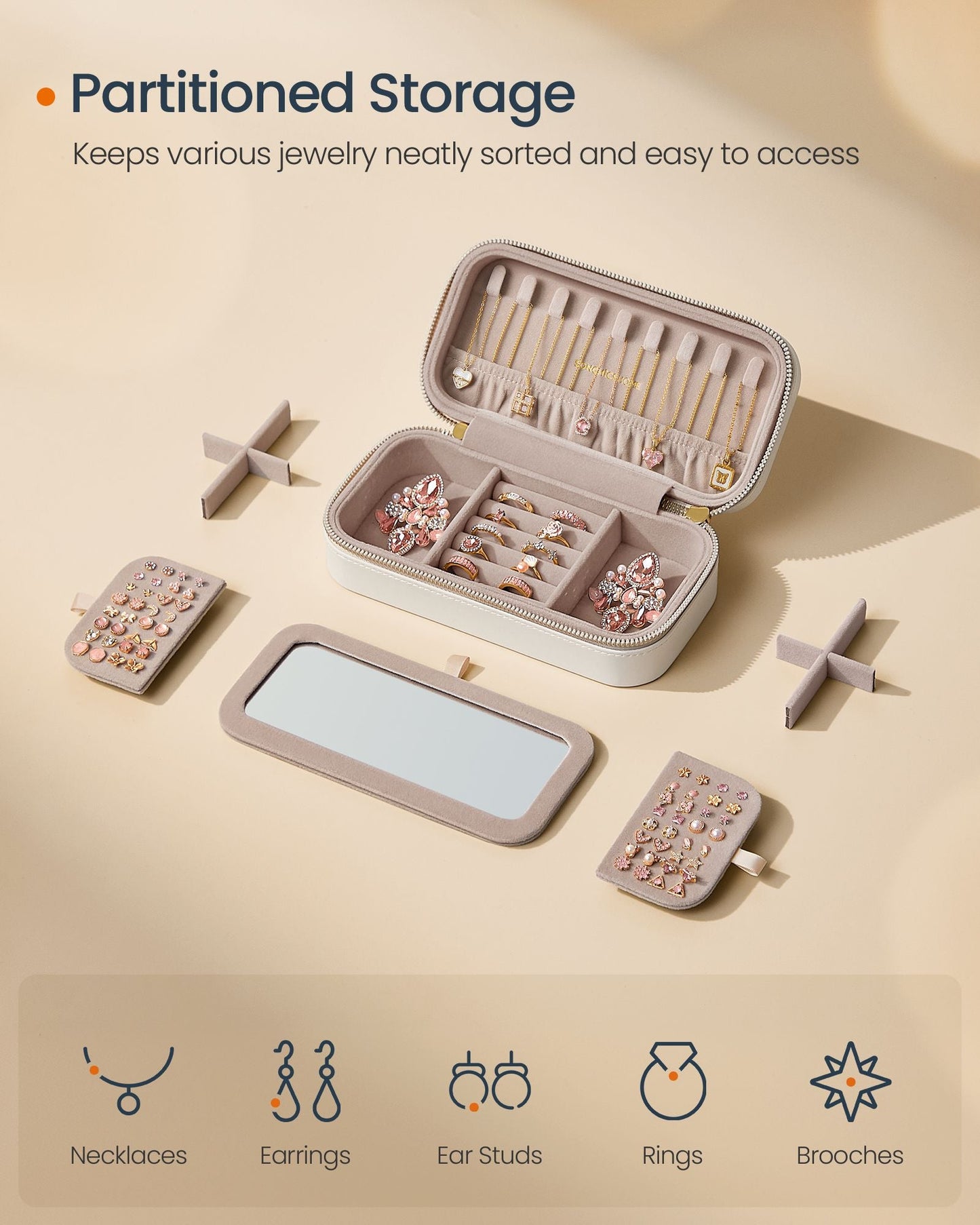 ANAH Collection - Travel Jewelry Case