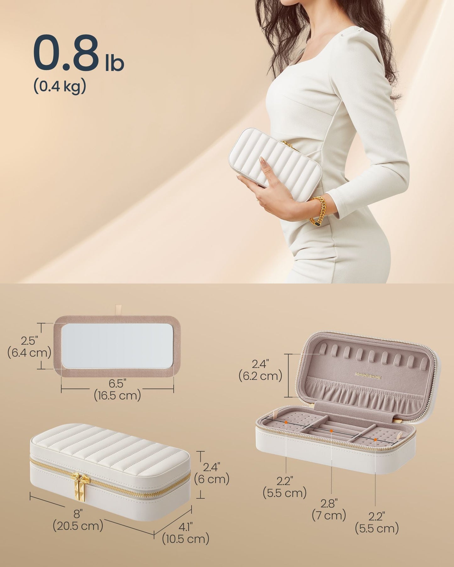 ANAH Collection - Travel Jewelry Case