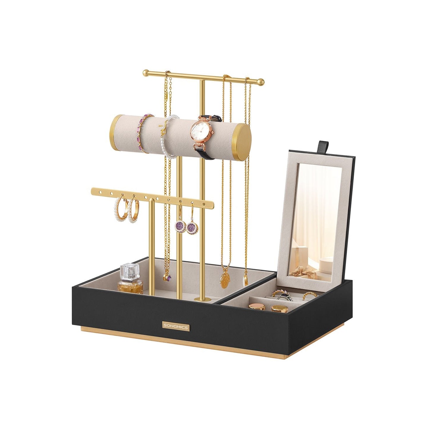 Jewelry Holder with Necklace Earring Bracelet Holder