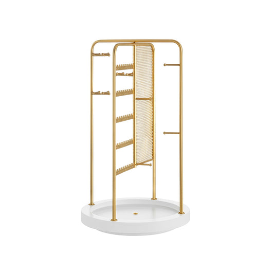 Rotating Jewellery Stand with Bottom Tray