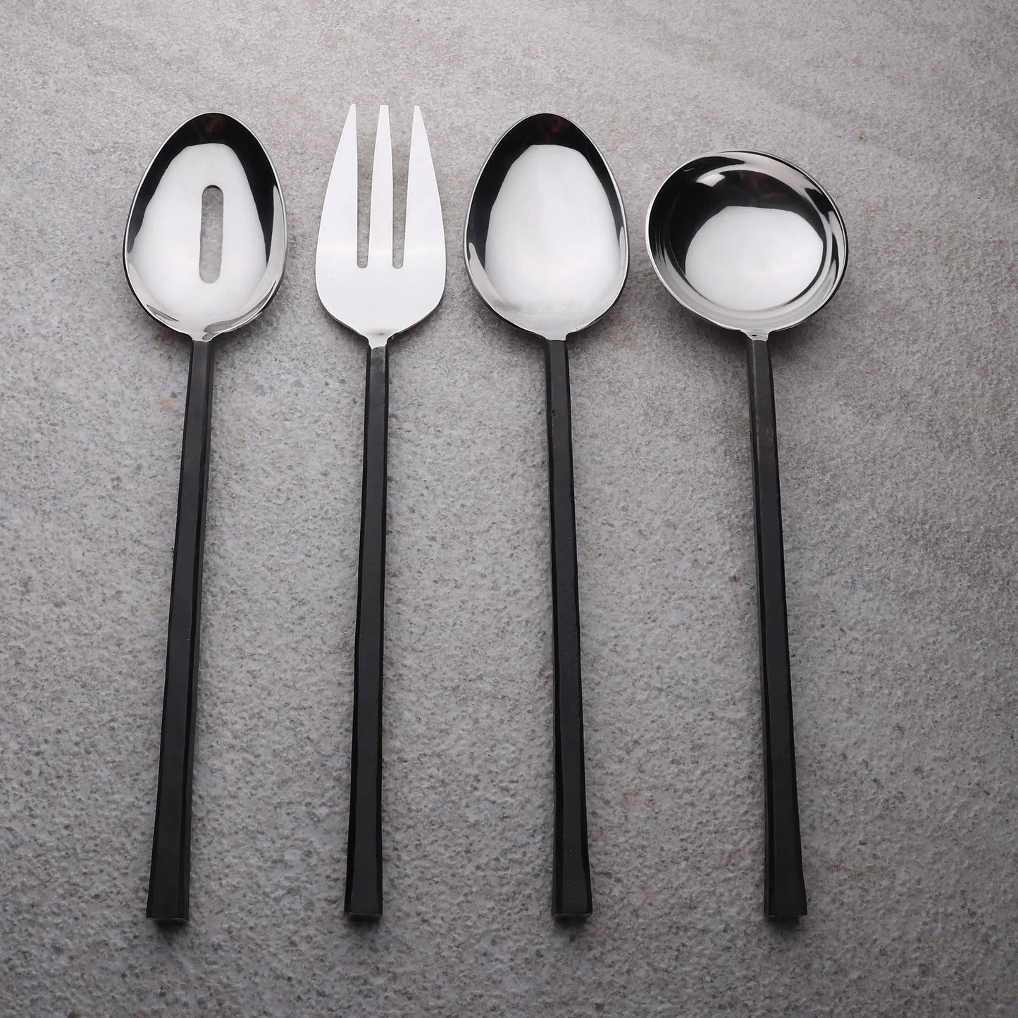 JASON BLACK 4 PC. HOSTESS SET