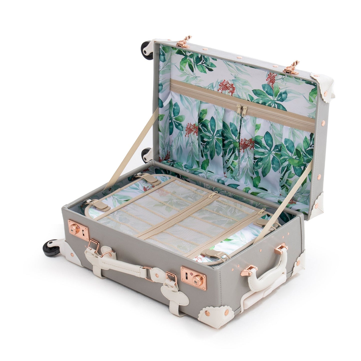 Minimalism 3 Pieces Luggage Set - Light Grey's