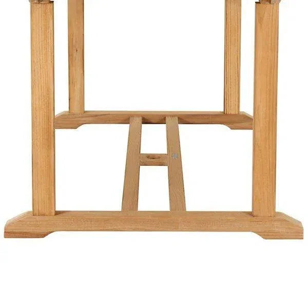 January Extendable Oval Teak Outdoor Dining Table
