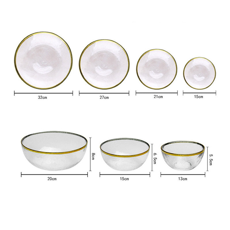 Japanese Gold Edge Ice Plate Collection