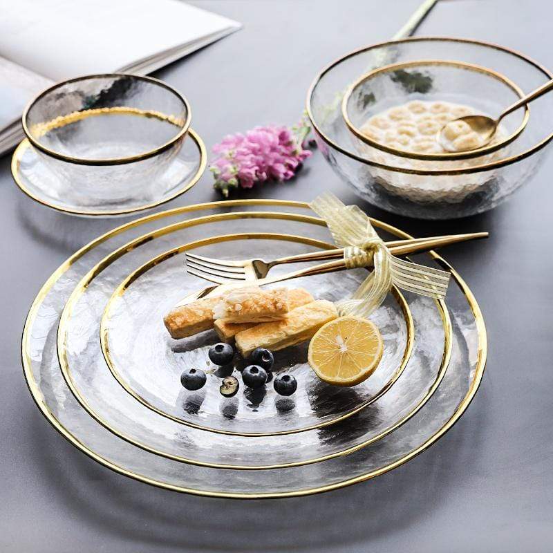 Japanese Gold Edge Ice Plate Collection