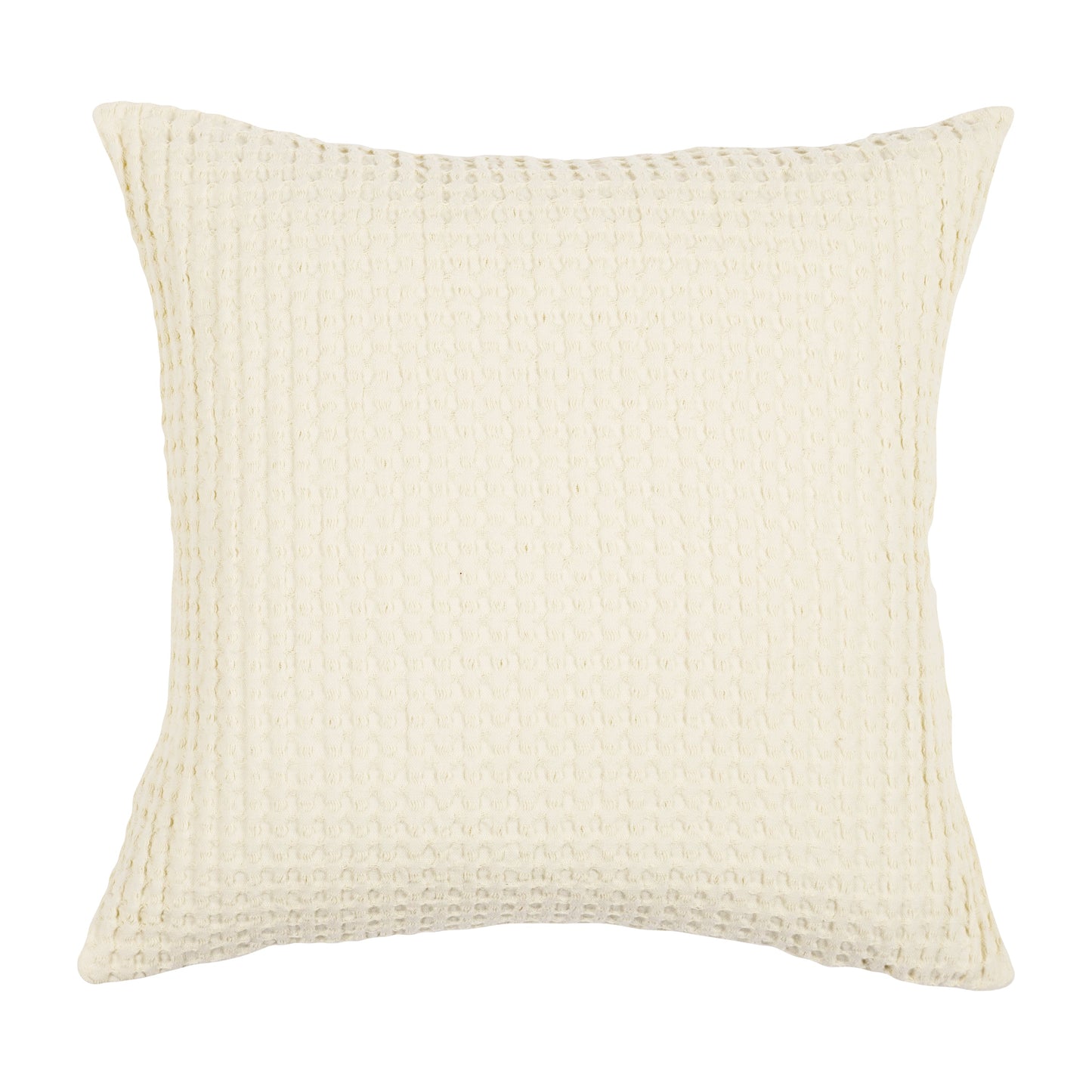 Jumbo Waffle Decorative Pillow With Feather Insert
