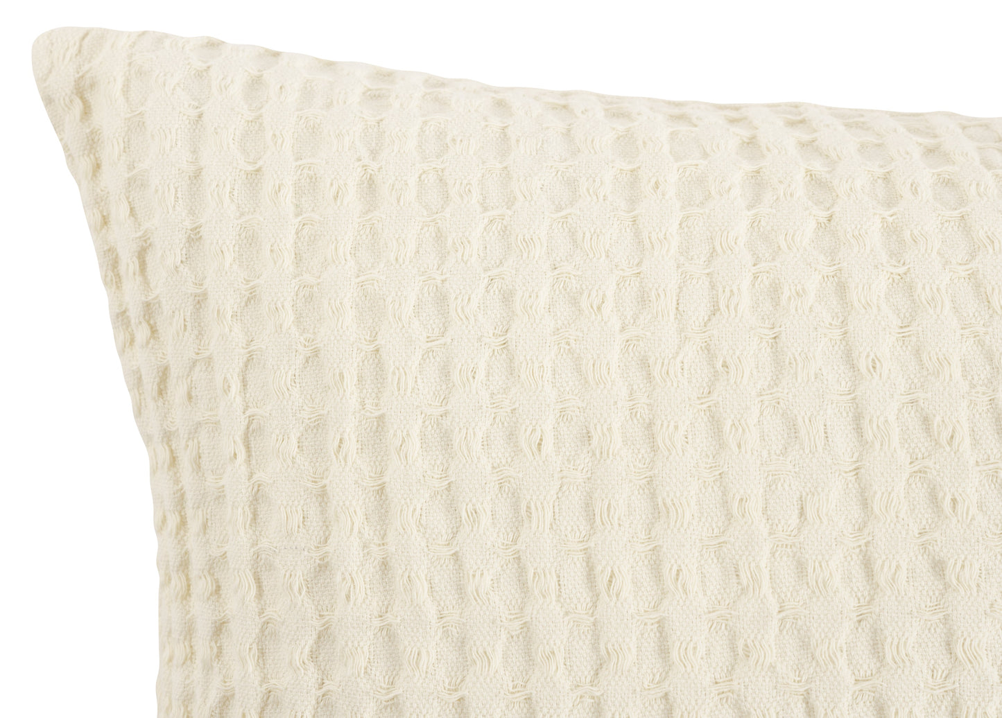 Jumbo Waffle Decorative Pillow With Feather Insert