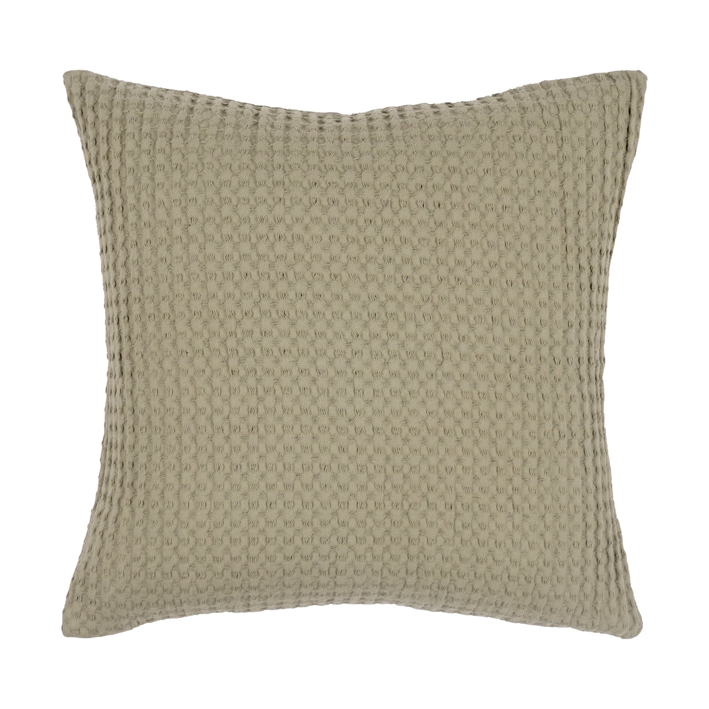 Jumbo Waffle Decorative Pillow With Feather Insert