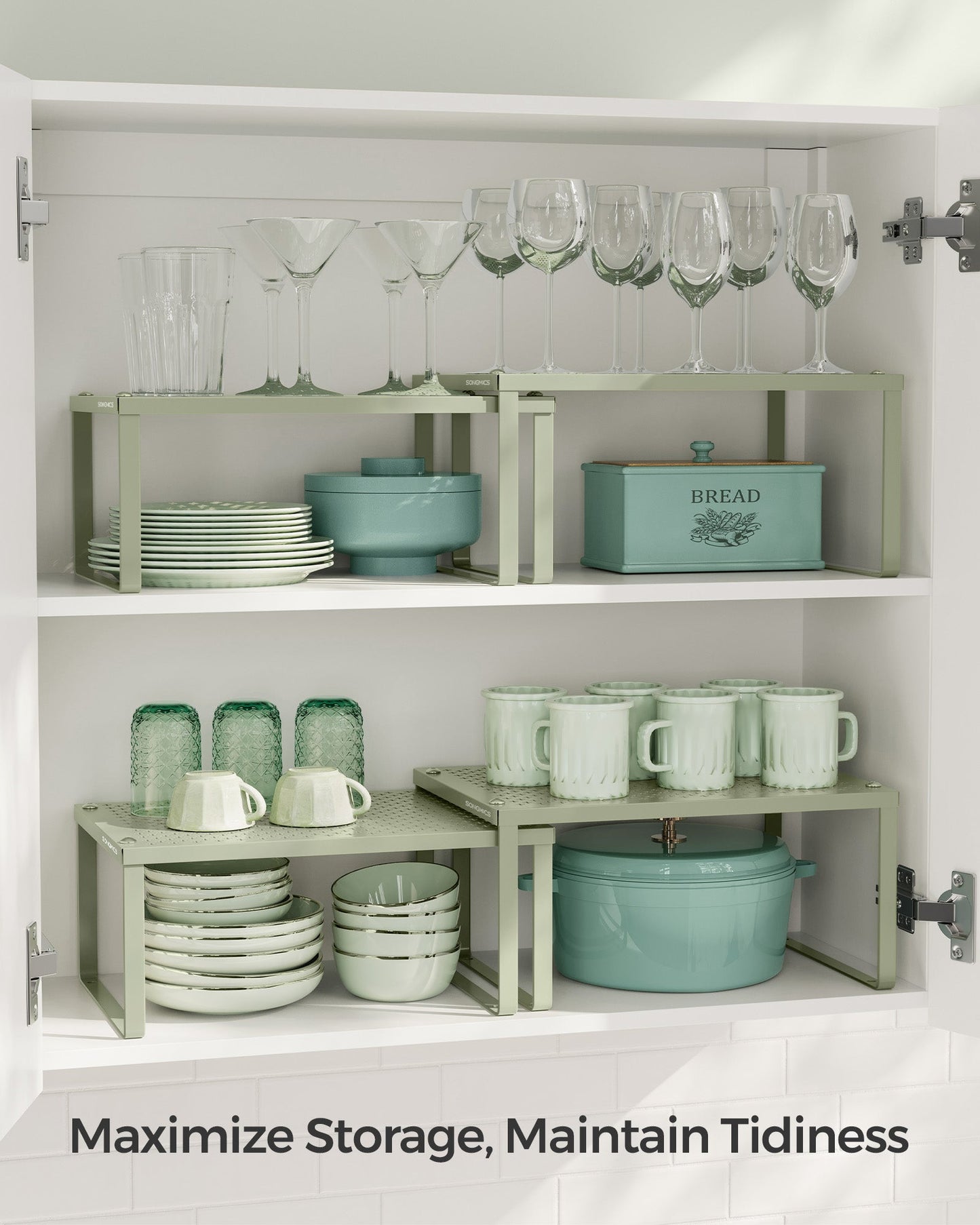 Set of 4 Metal Spice Rack