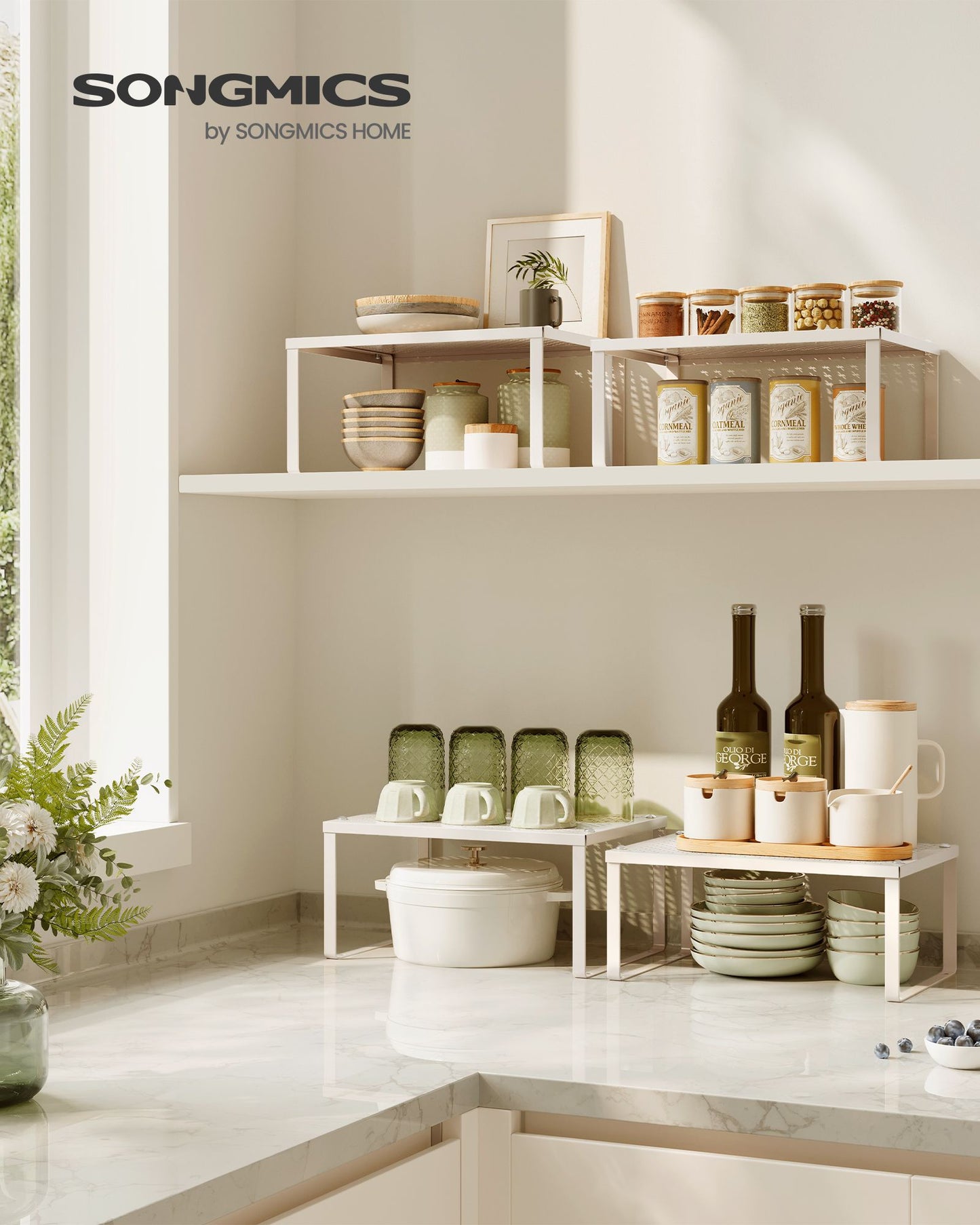 Set of 4 Metal Spice Rack