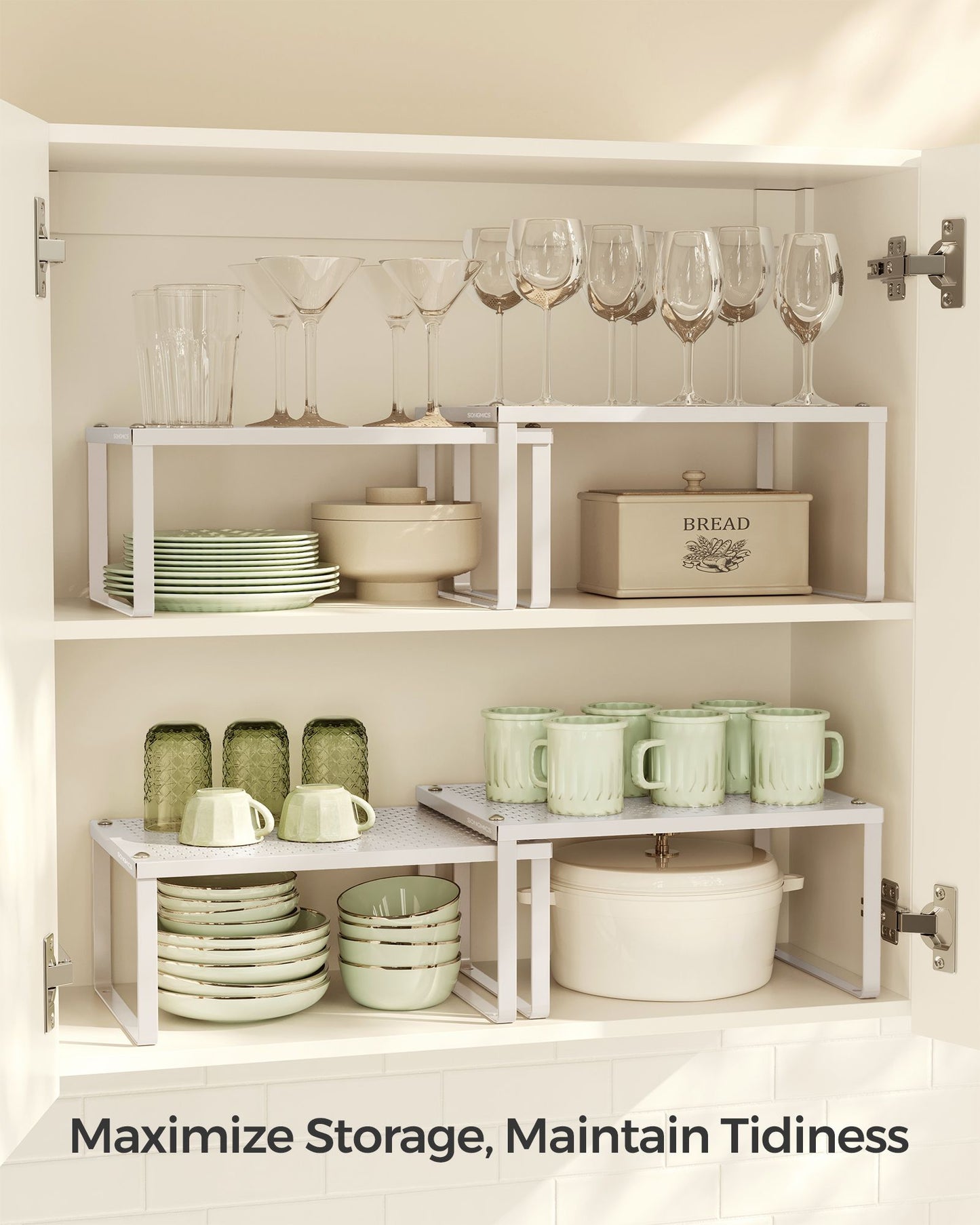Set of 4 Metal Spice Rack