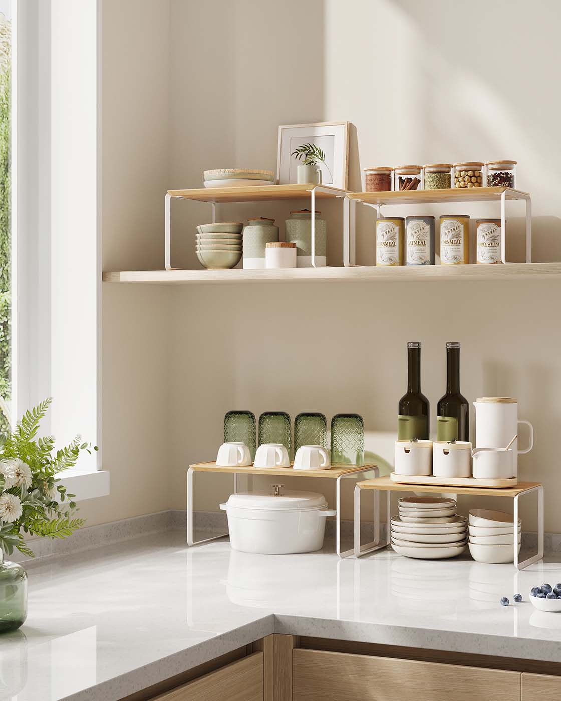 Expandable Cupboard Shelf Orgnizers