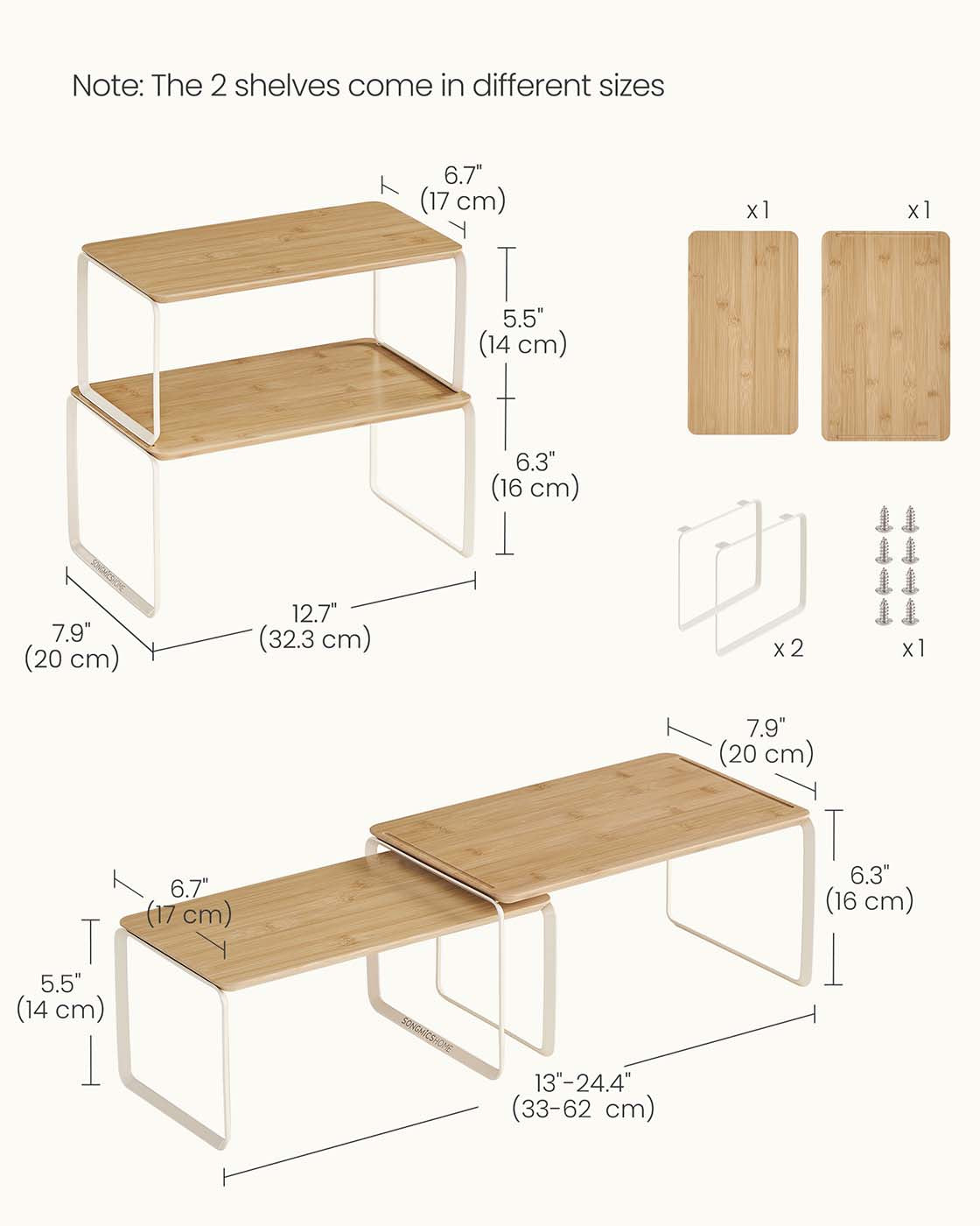 Expandable Cupboard Shelf Orgnizers