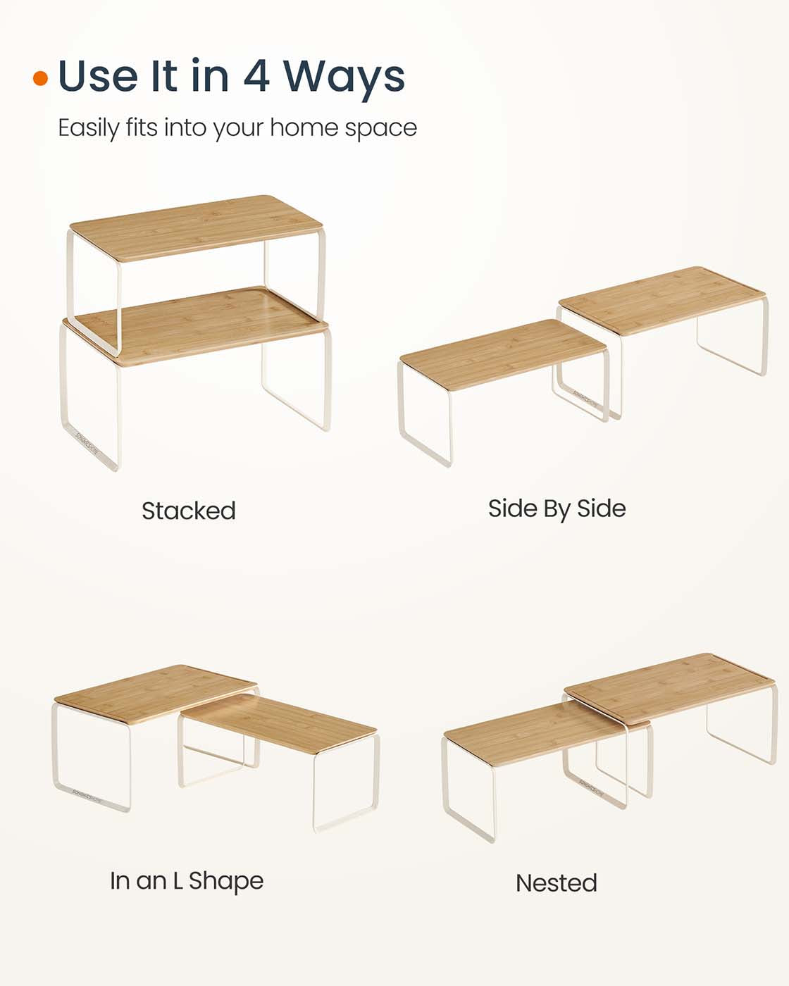 Expandable Cupboard Shelf Orgnizers