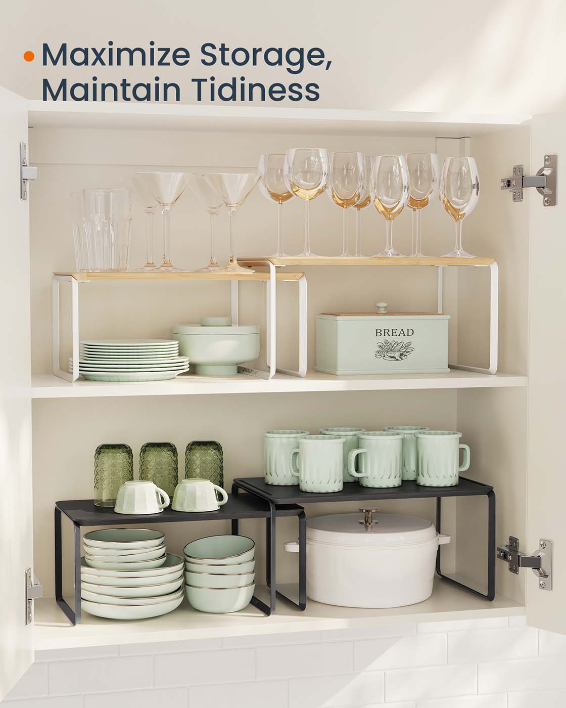 Expandable Cupboard Shelf Orgnizers