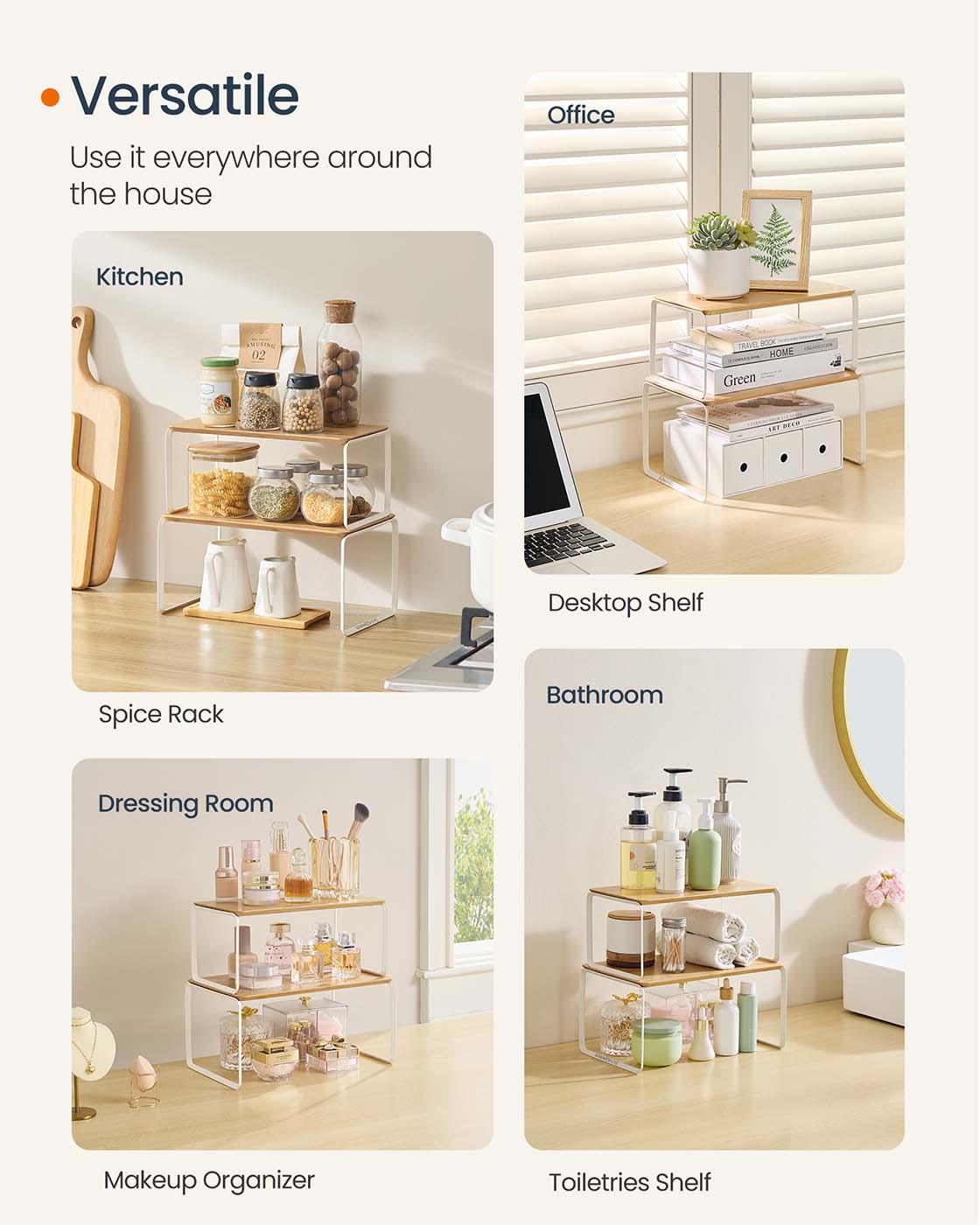 Expandable Cupboard Shelf Orgnizers