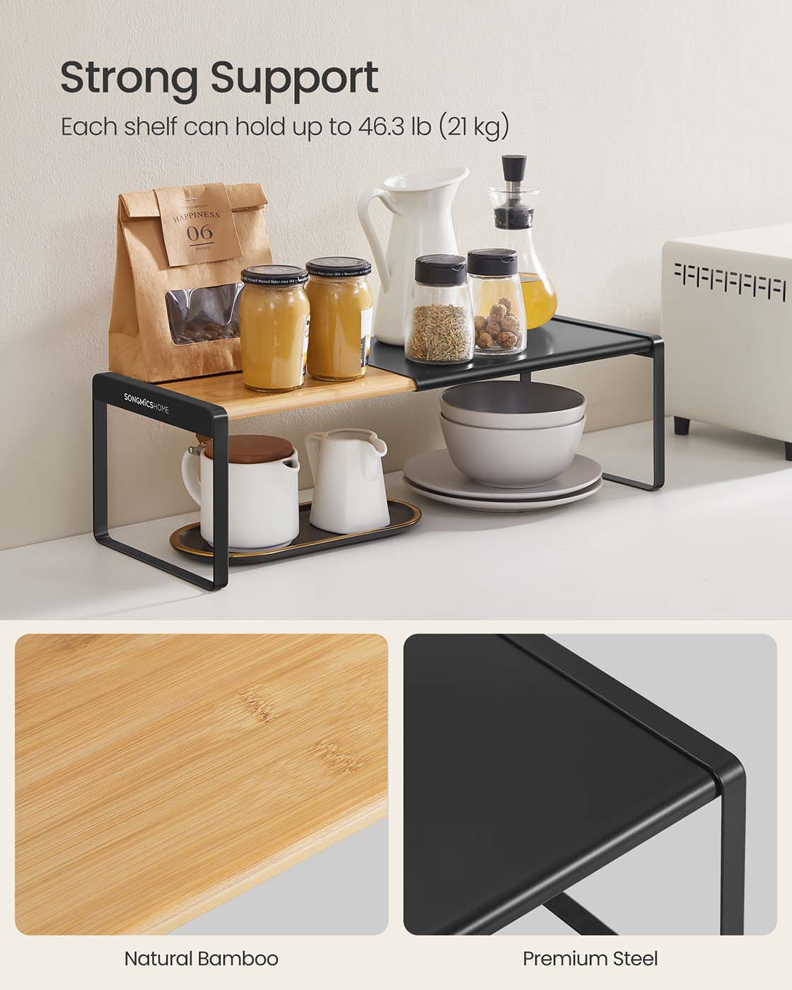 Expandable Cupboard Shelf Orgnizers