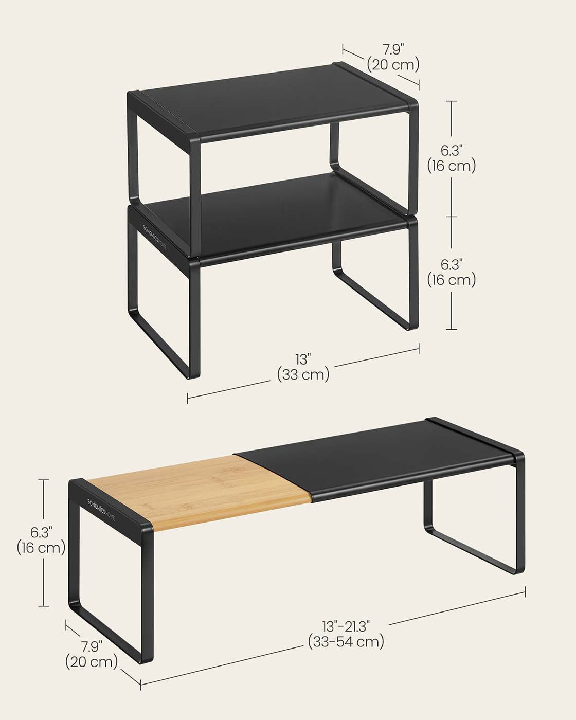 Expandable Cupboard Shelf Orgnizers