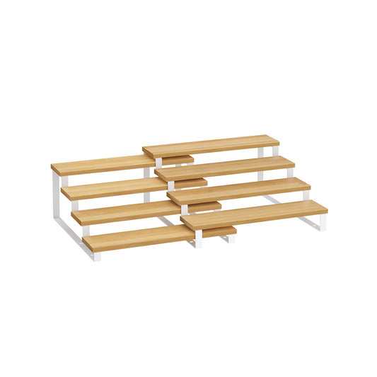 Set of 2 Engineered Wood Perfume Organizer Stand