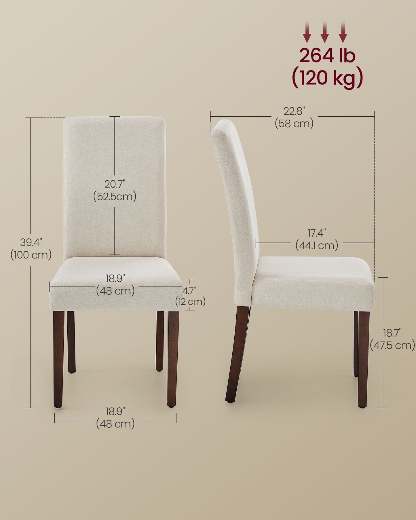 Set of 6 Dining Chairs