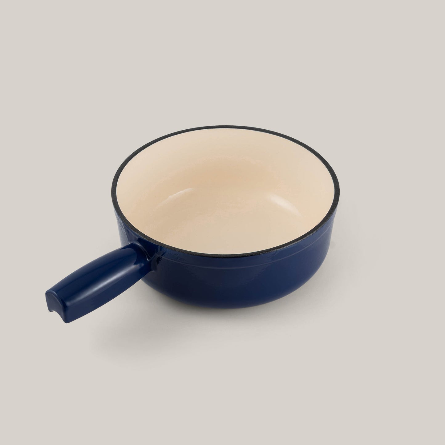 Lugano Blue Cast Iron Cheese Fondue Set