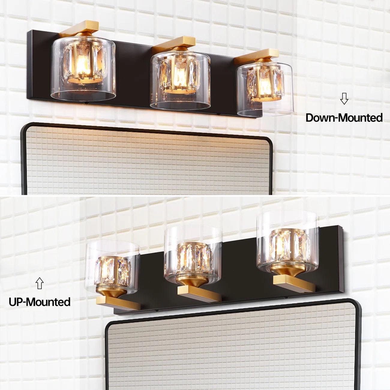 Kolt Modern 3-Light Bathroom Vanity Light