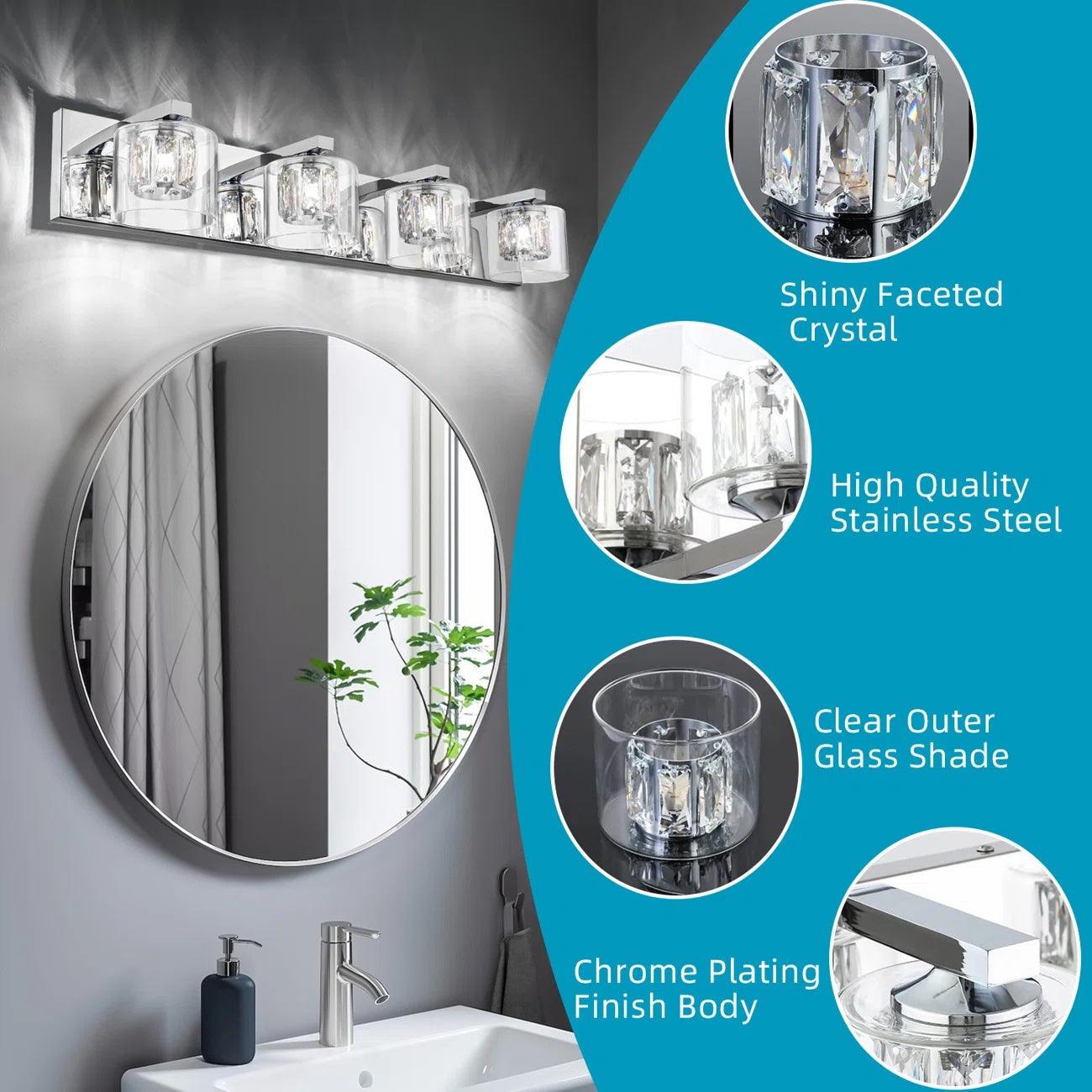 Kolt Modern 4-Light Bathroom Vanity Light