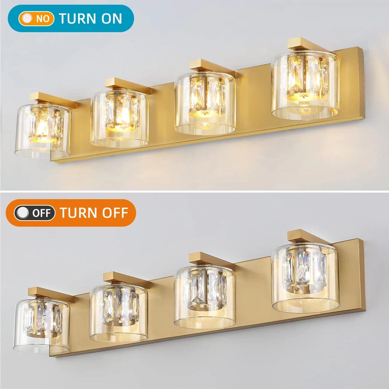 Kolt Modern 4-Light Bathroom Vanity Light