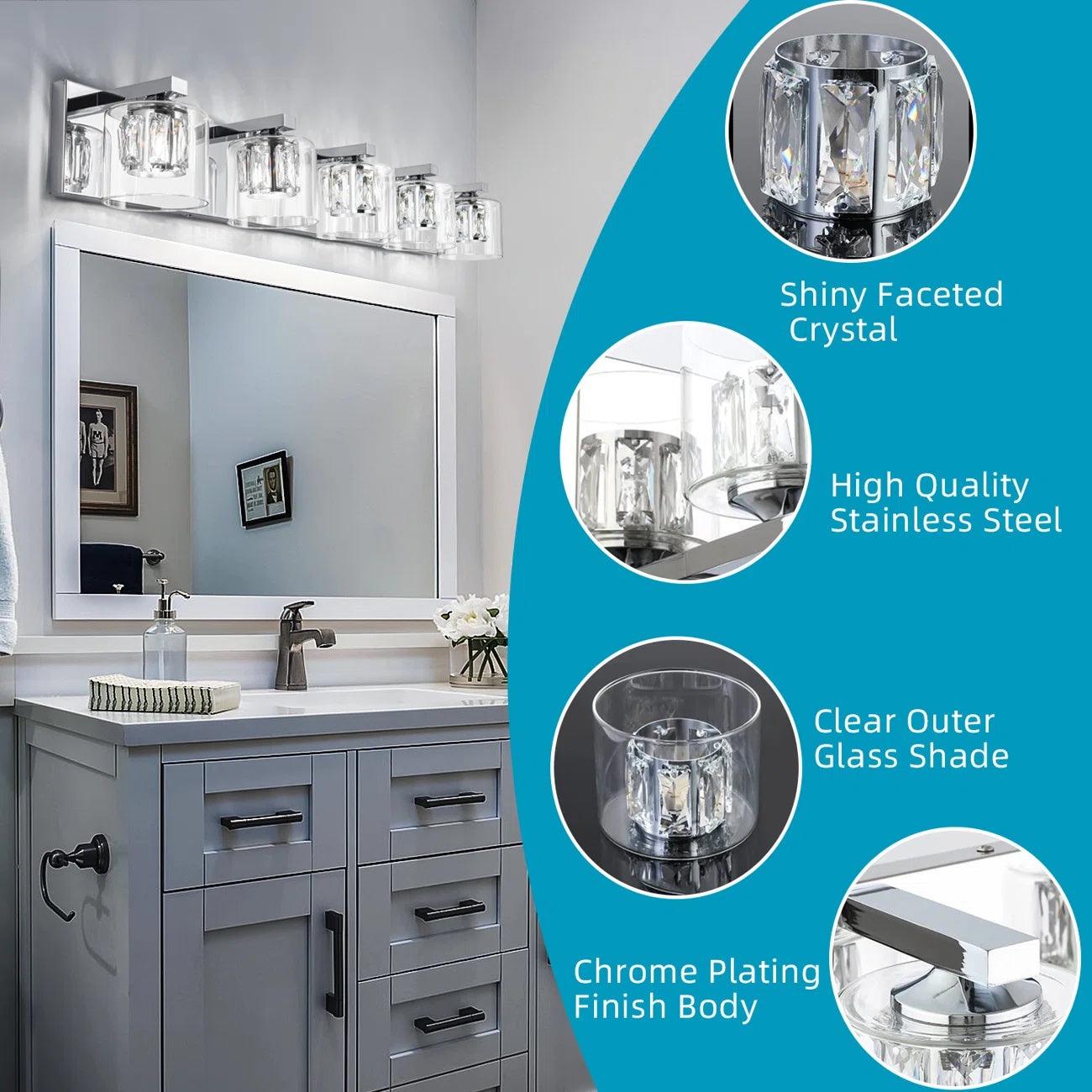 Kolt Modern 5-Light Bathroom Vanity Light