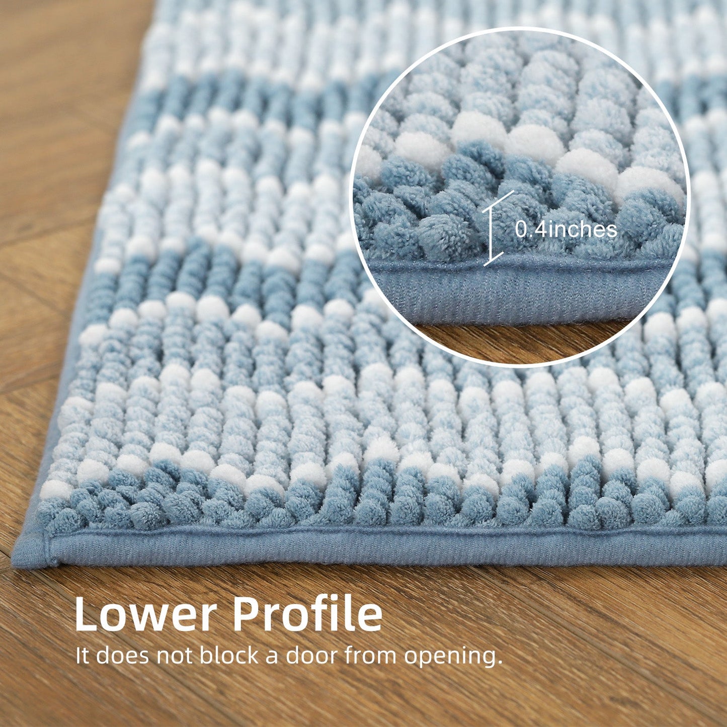 Kasentex Soft Absorbent Durable Non-Slip Bathroom Rug Mat, Room Decor, Graduation Gifts, Fathers Day Gift, Mother Gift