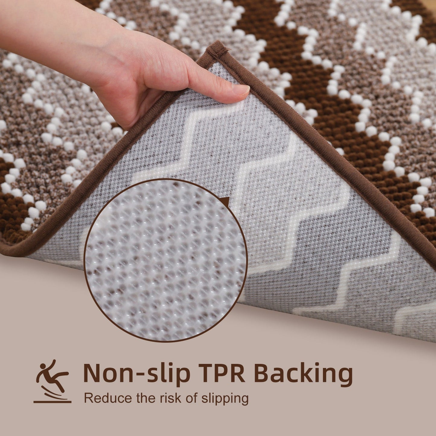 Kasentex Soft Absorbent Durable Non-Slip Bathroom Rug Mat, Room Decor, Graduation Gifts, Fathers Day Gift, Mother Gift