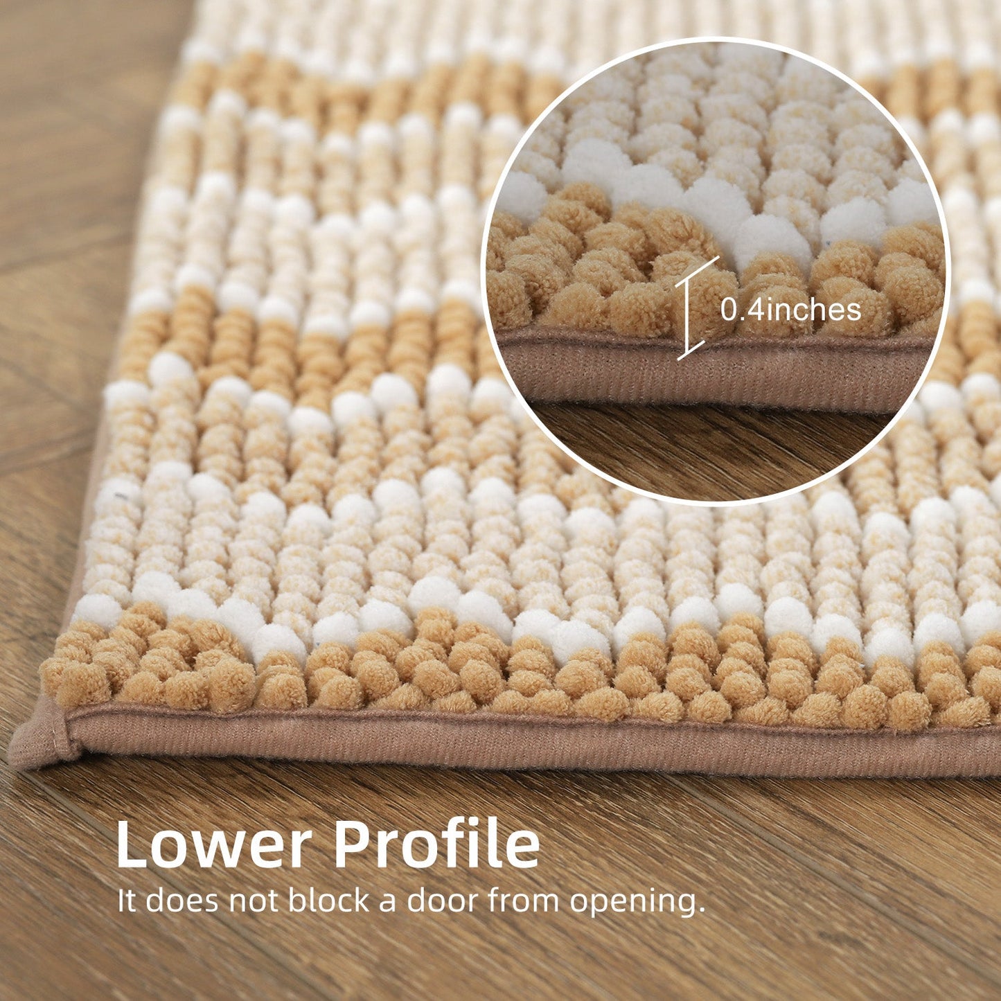 Kasentex Soft Absorbent Durable Non-Slip Bathroom Rug Mat, Room Decor, Graduation Gifts, Fathers Day Gift, Mother Gift