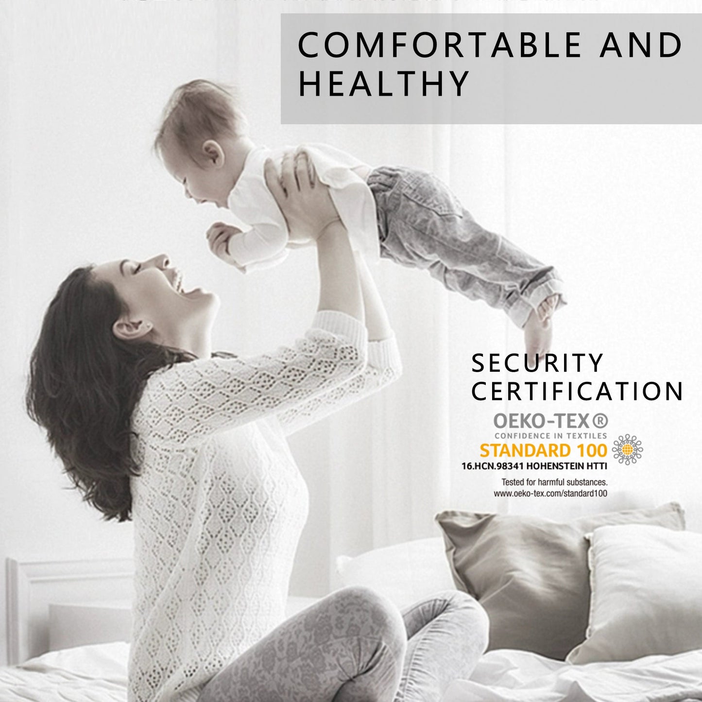 Kasentex Ultra Soft Green Piped Edge Warm Heavy Weights Down Comforter, White, Room Decor, Graduation Gifts