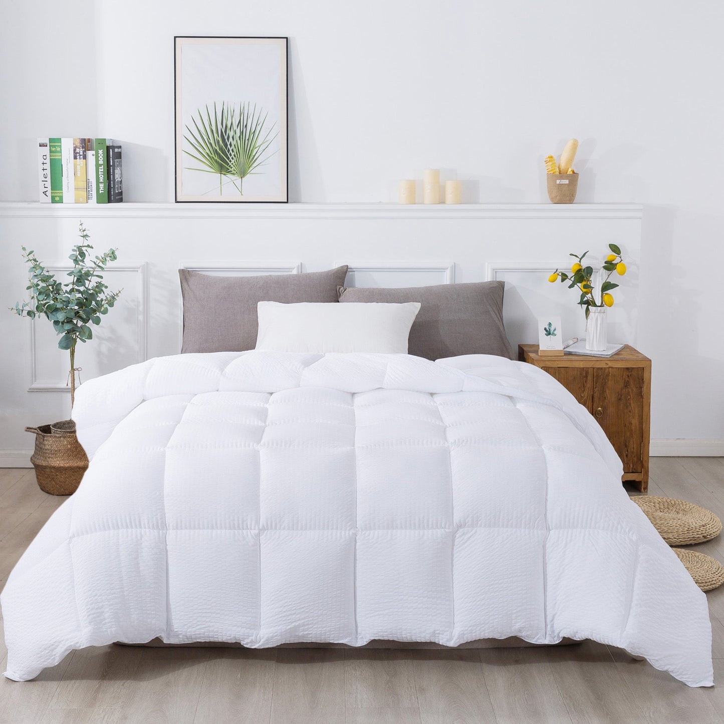 Kasentex Ultra Soft All Season Down Alternative Reversible Comforter, Twin, Queen, King, Room Decor, Graduation Gifts