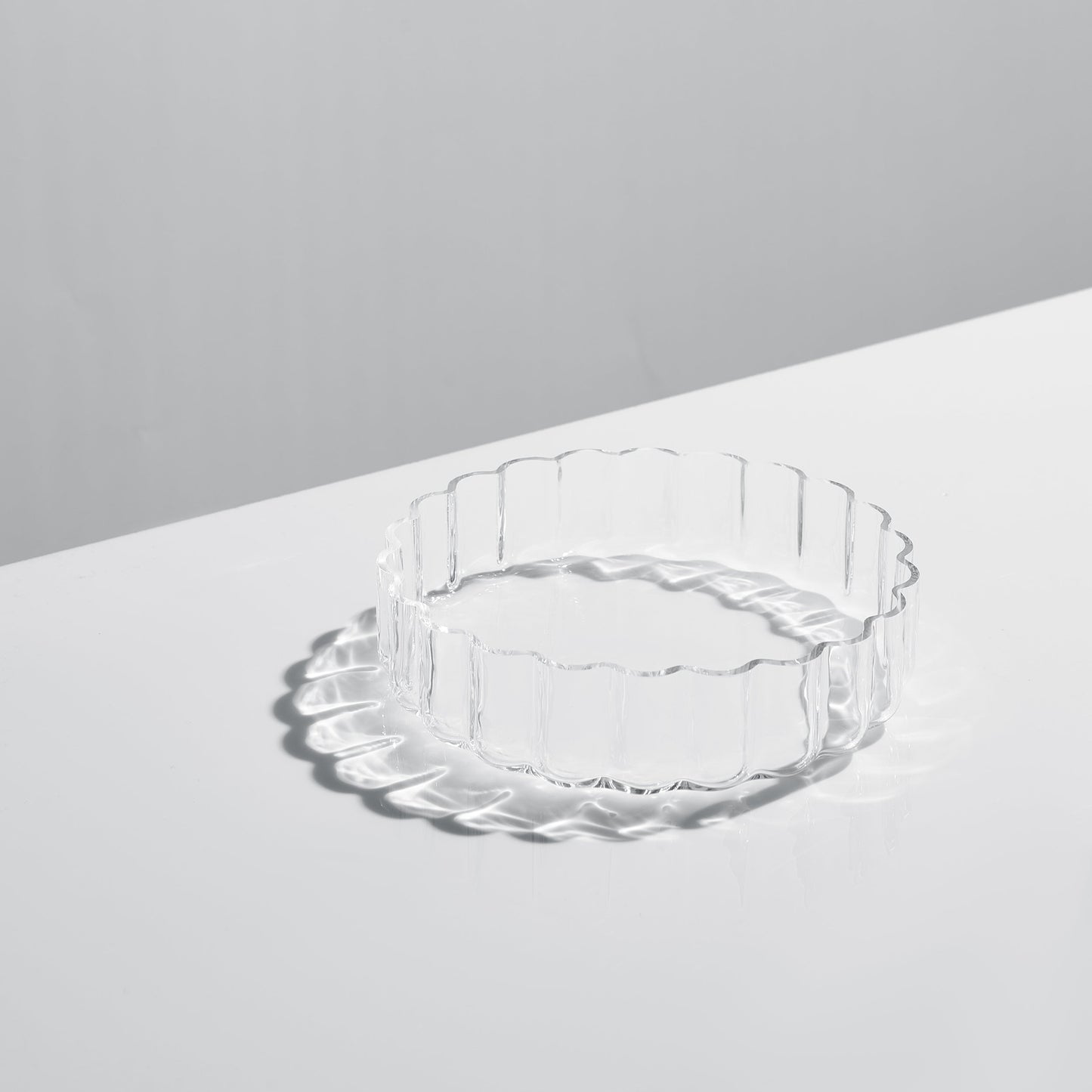 Flower Plate Glassware, Set of 2