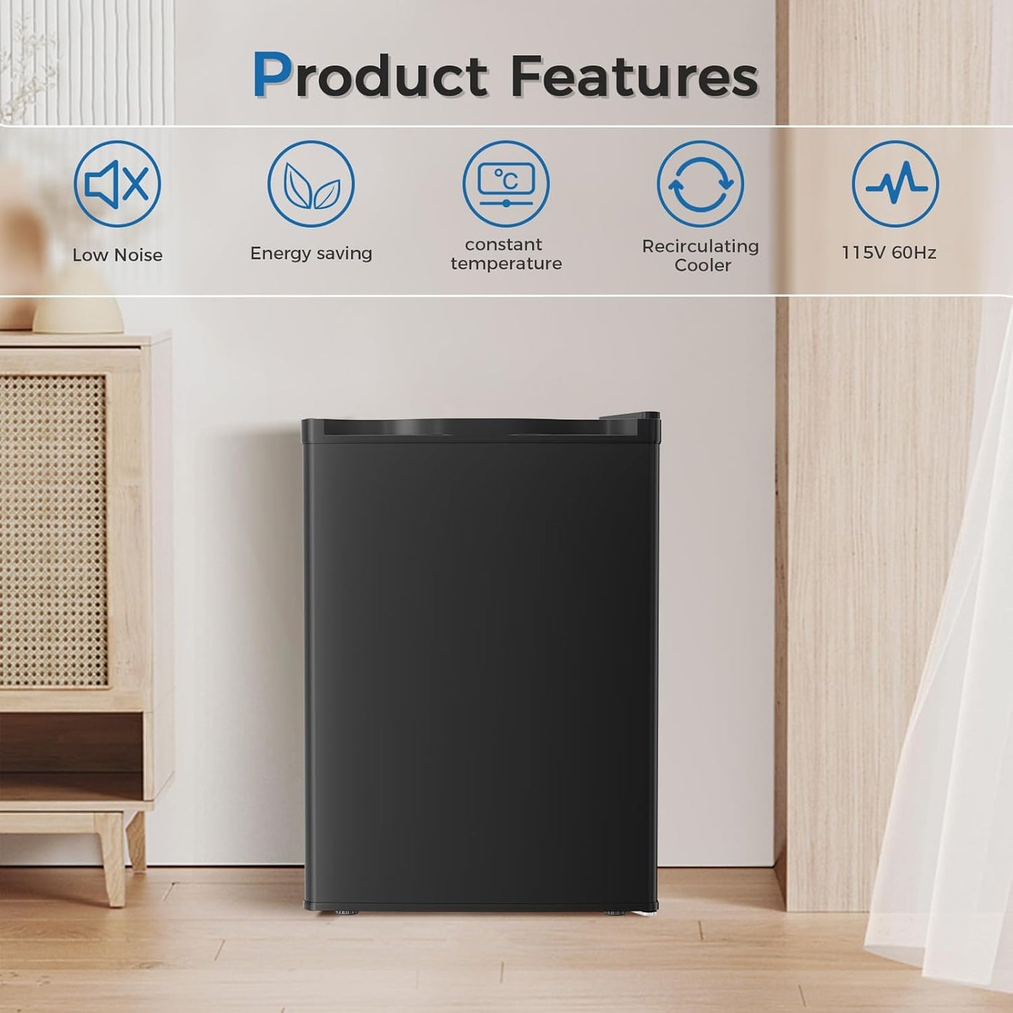 1.6\2.6\3.2 cu. ft Mini Fridge with Freezer