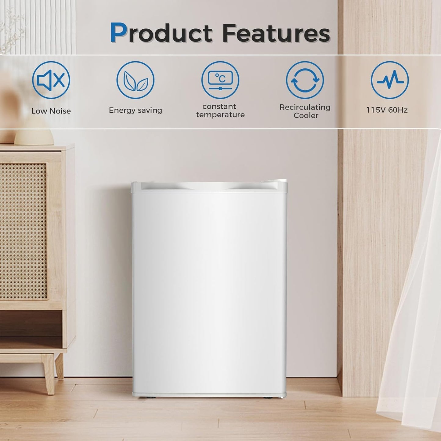 1.6\2.6\3.2 cu. ft Mini Fridge with Freezer