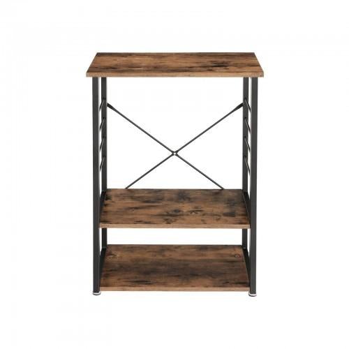 MARTHA Shelf With Wheels, Kitchen Cart, Bar Cart, Rustic Brown