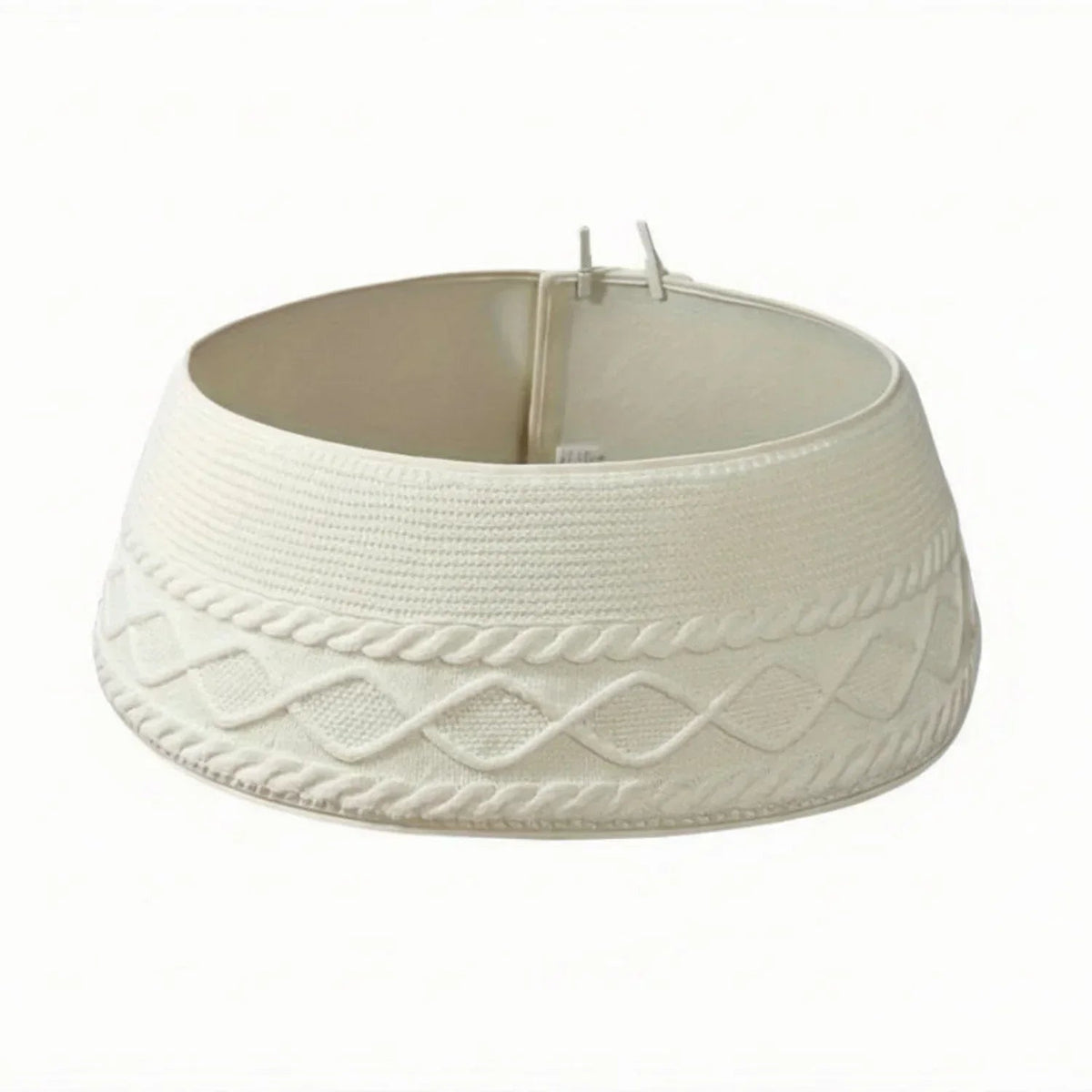 Knitted Christmas Tree Collar with Festive Holiday Design