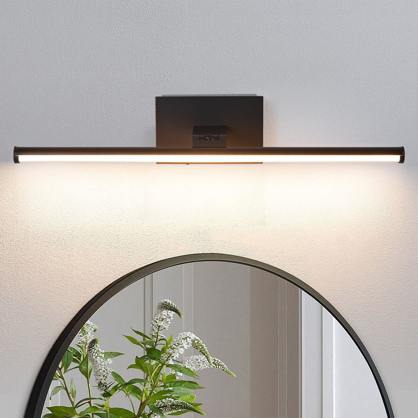 Battery-powered LED Mirror Vanity Light with Remote Control