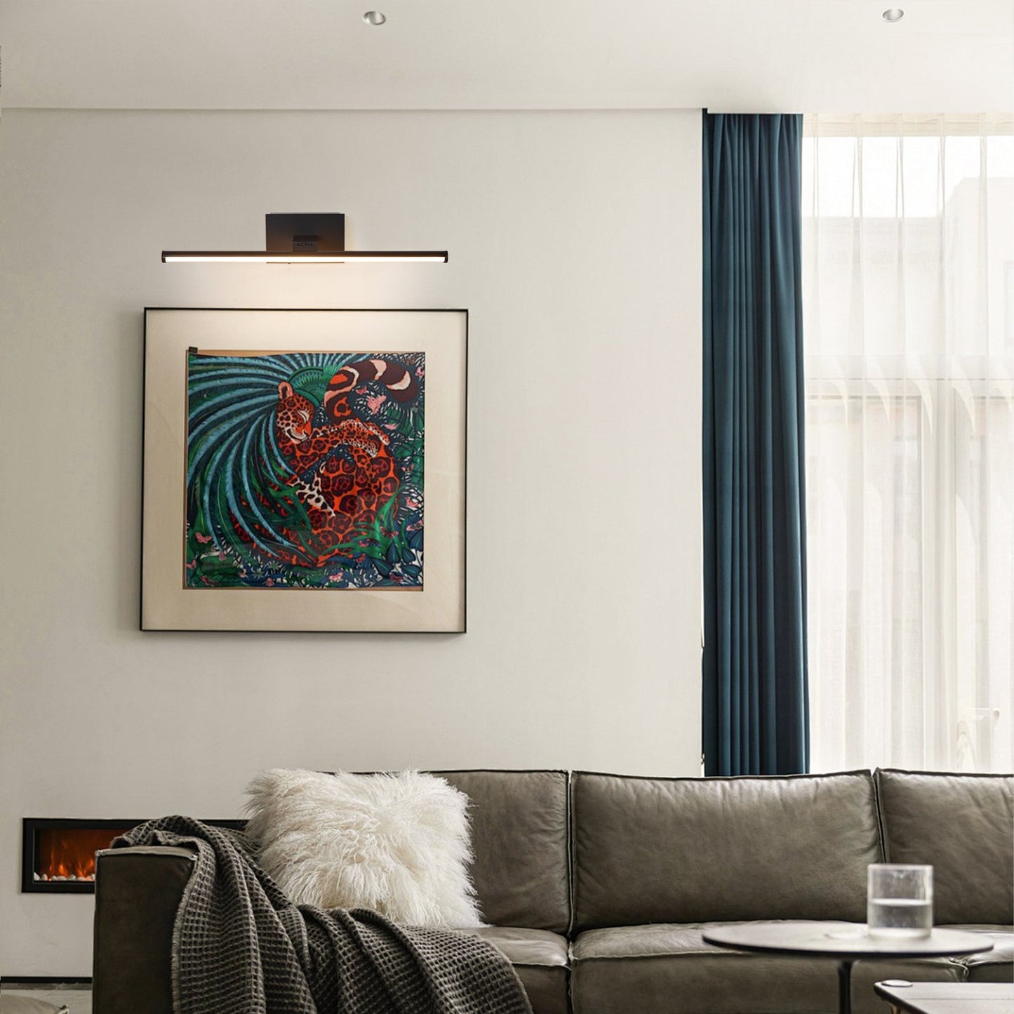 Battery-powered LED Mirror Vanity Light with Remote Control