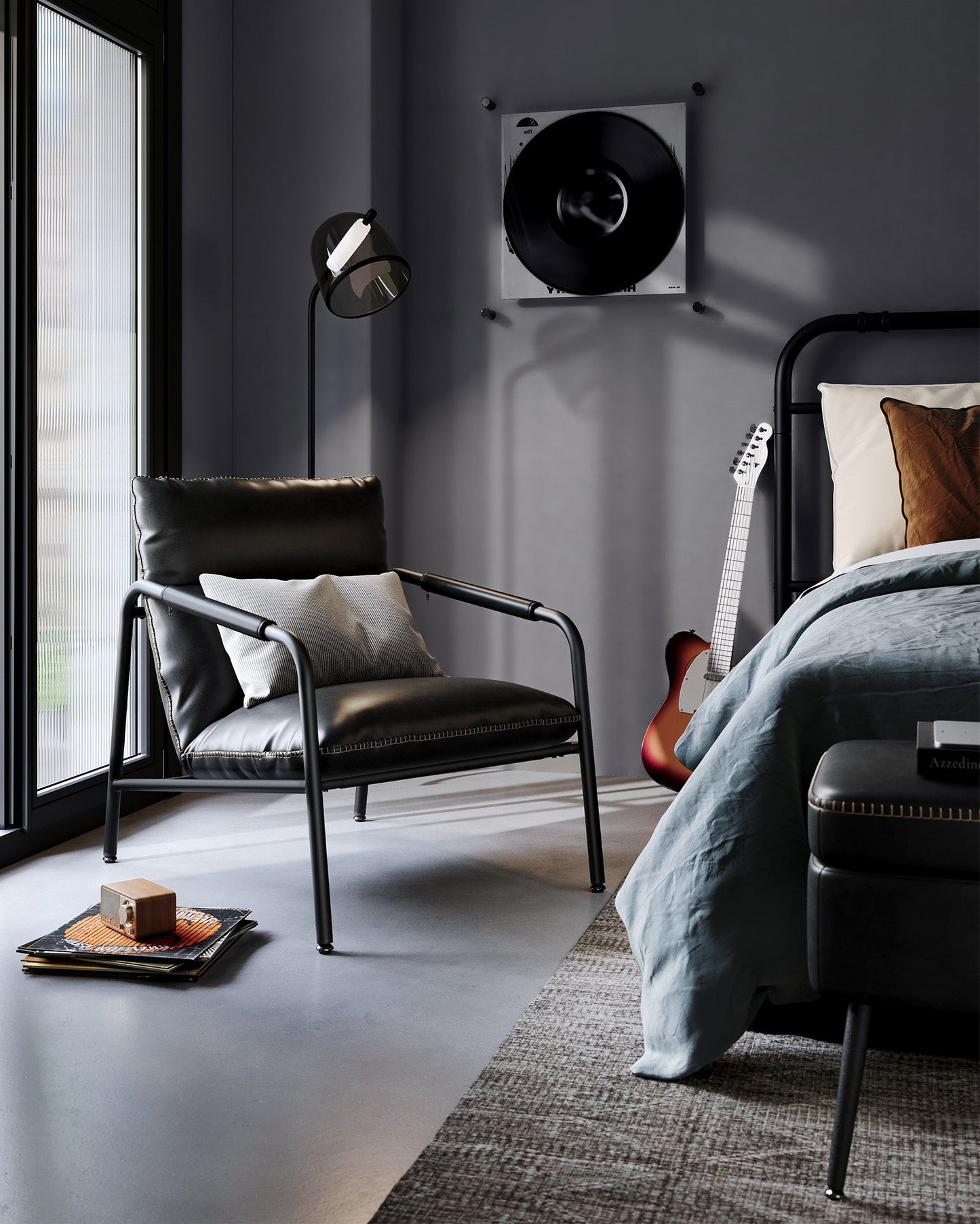 EKHO Collection - Accent Chair with Sleek Frame