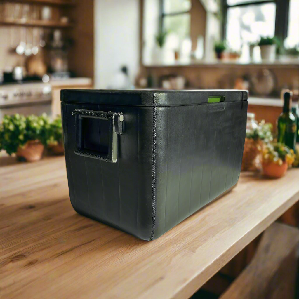 La Familia | XL Leather Cooler with Handles (46L)