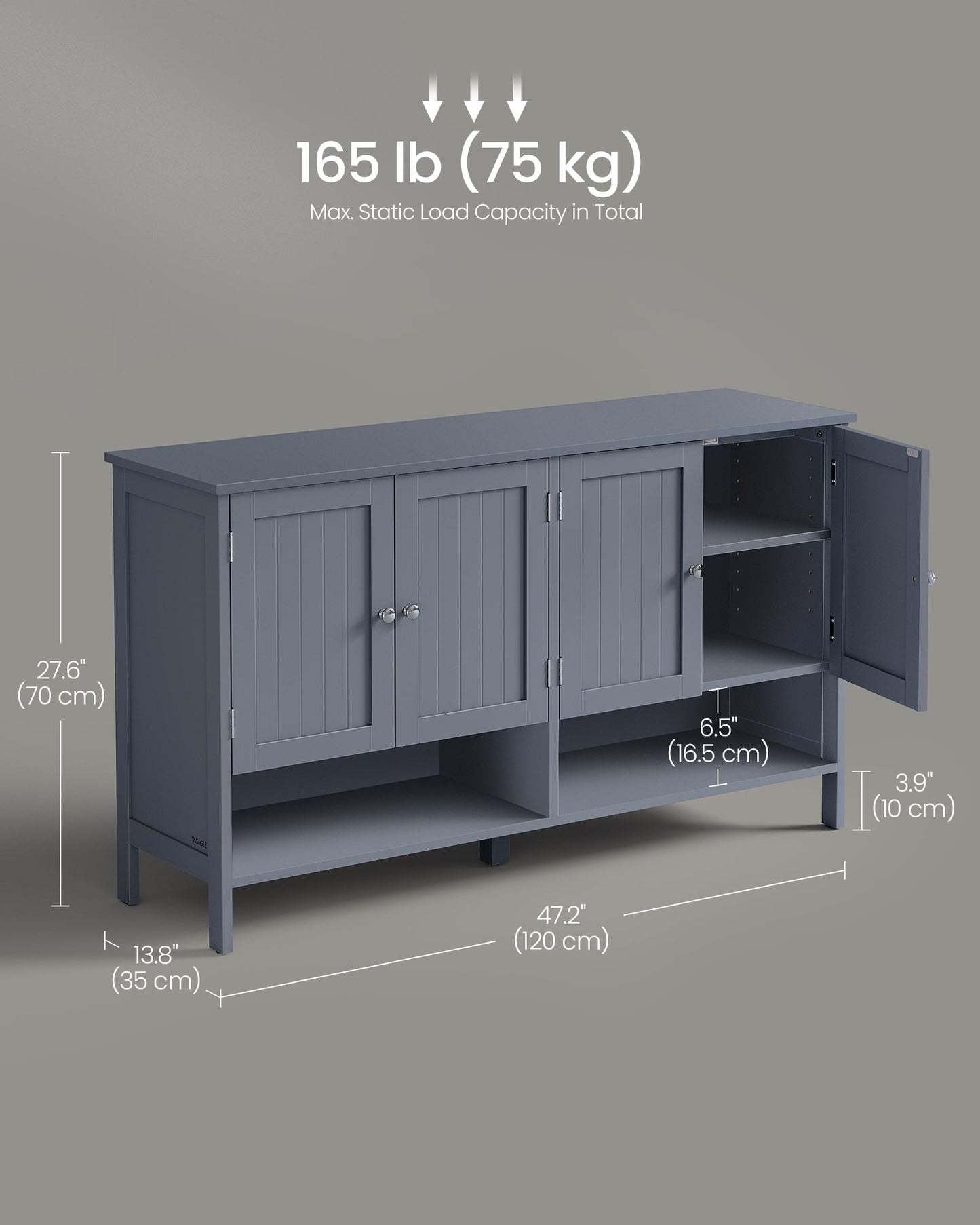 Shoe Cabinet, 3-Tier Shoe Storage Organizer