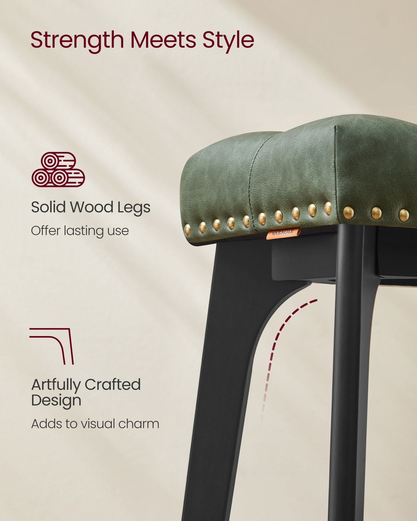 Counter Height Bar Stools Set of 2