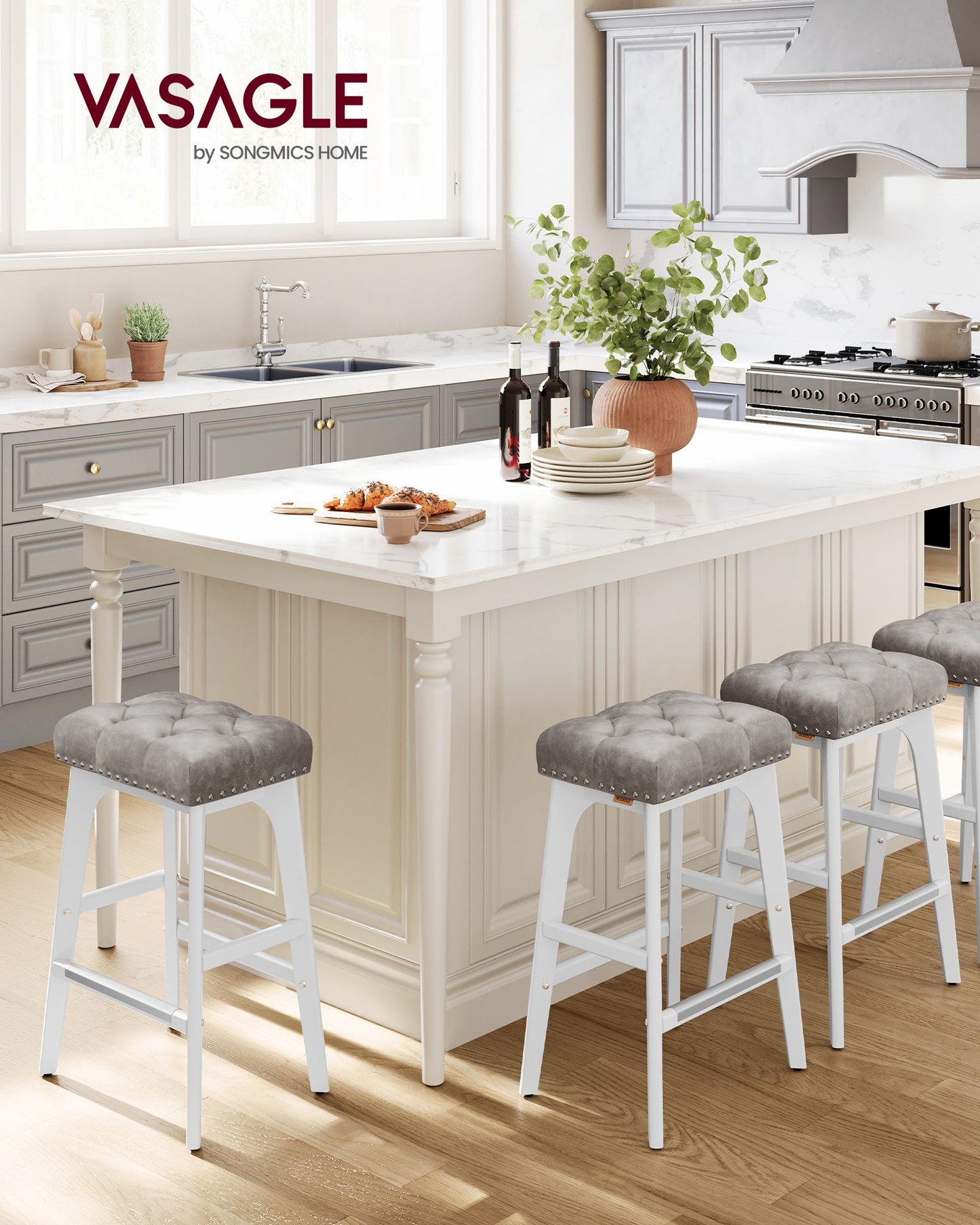Counter Height Bar Stools Set of 2