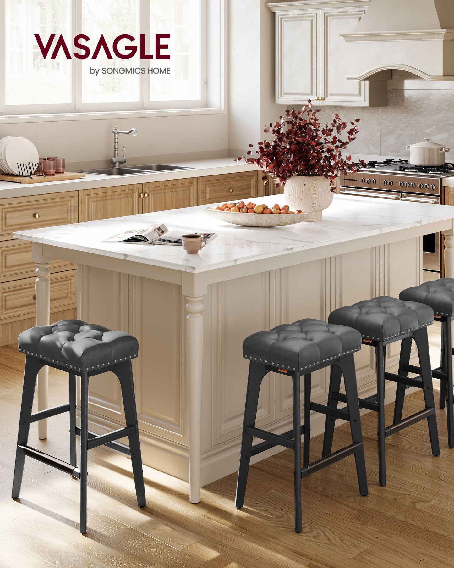 Counter Height Bar Stools Set of 2