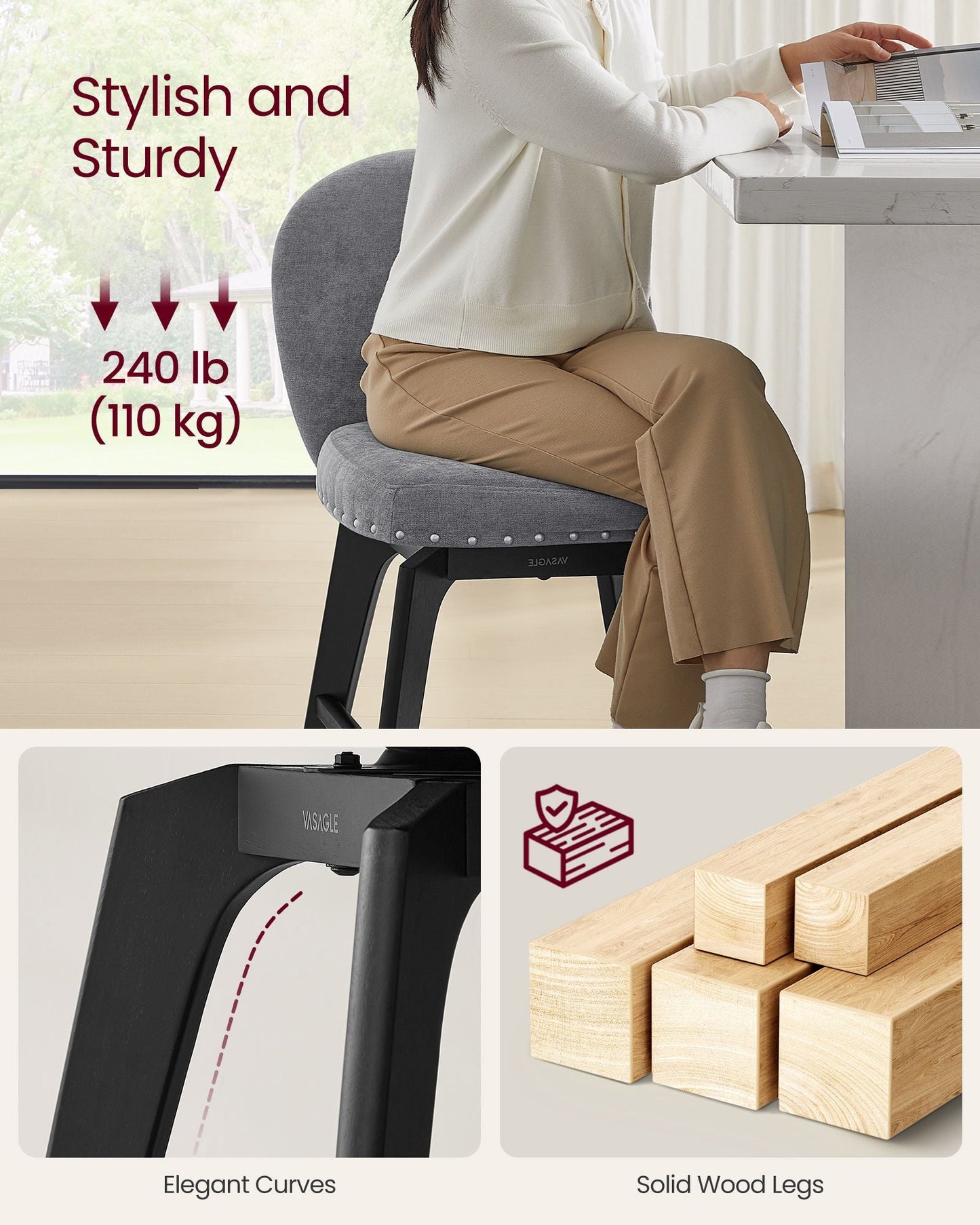 Bar Stools Set of 4