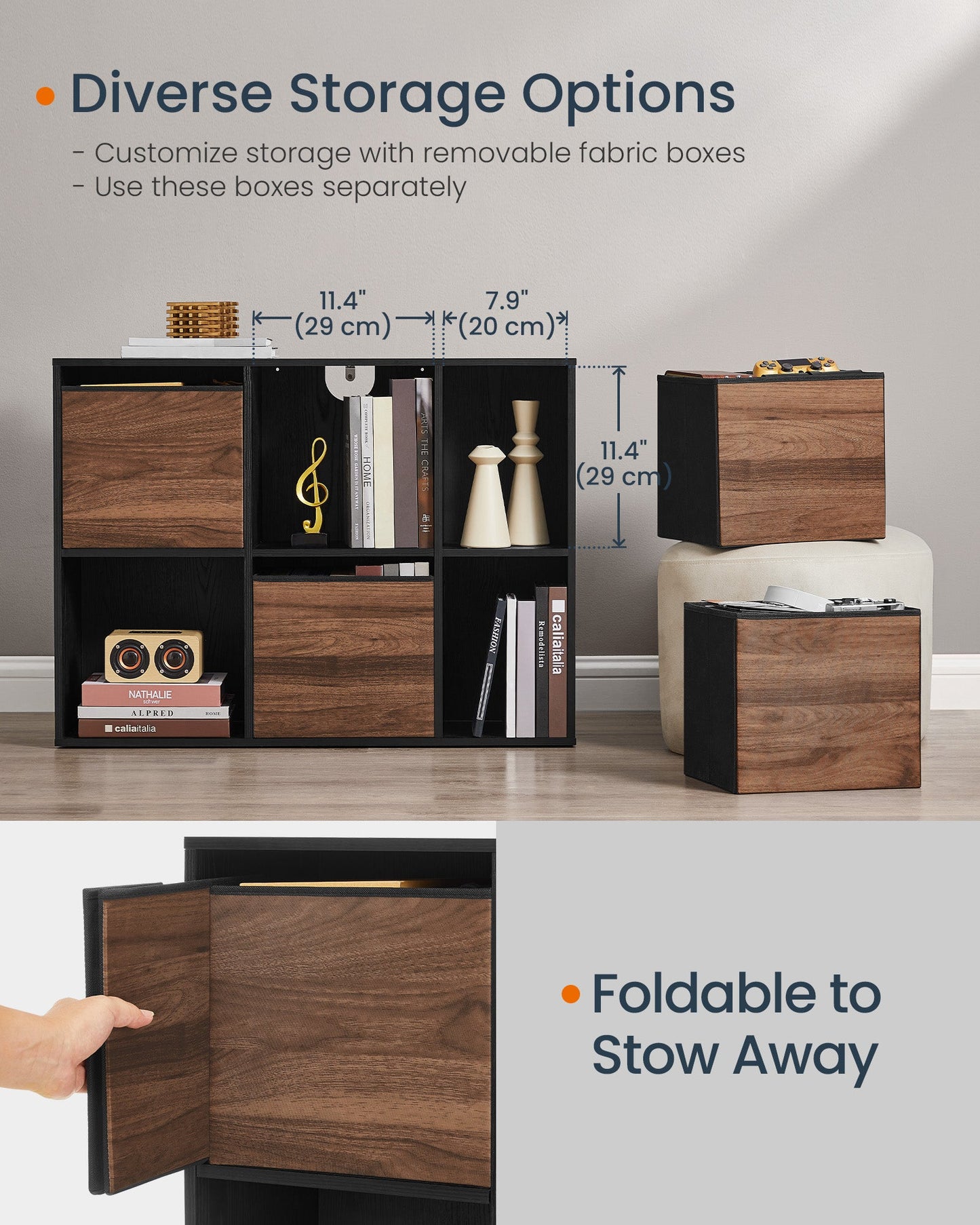 Superfast Toolless Assembly-Cube Storage Organizer